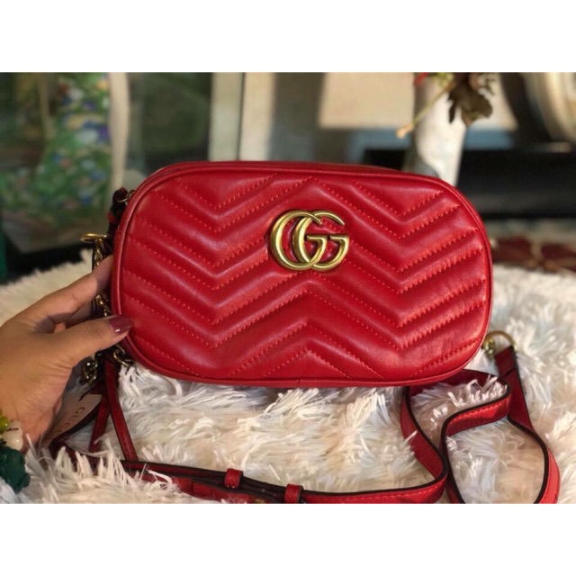 Gucci Marmont sling bag RED Shopee Philippines