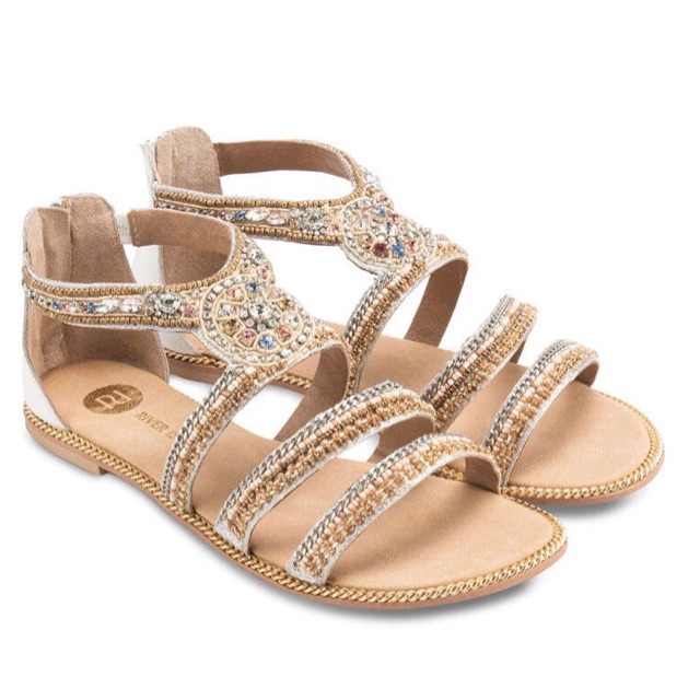 River island sales embellished sandals