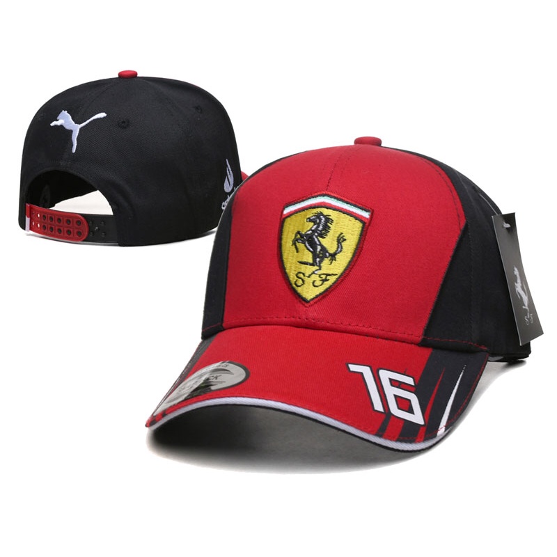 F1 racing Ferrari baseball cap event men's and women's hip-hop hat ...