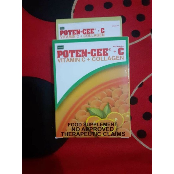 Potencee Vitamin C + Collagen 10 capsules Shopee Philippines