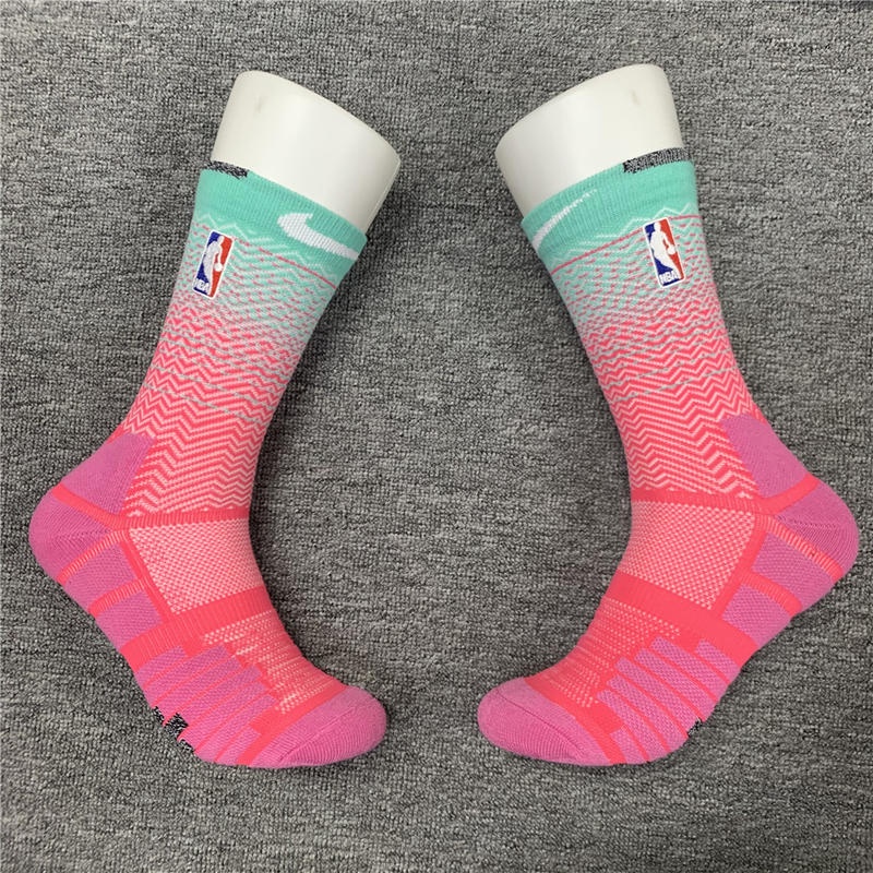 NBA Gradient Basketball Socks Hyper Elite Socks Towel Bottom Sports Socks