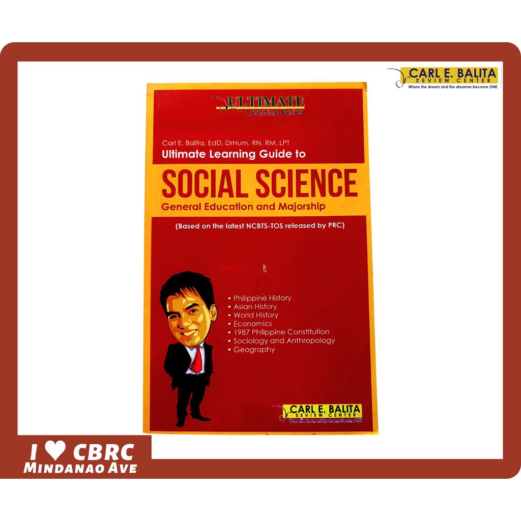 CBRC LET REVIEWER Ultimate Learning Guide to SOCIAL SCIENCE | Shopee ...