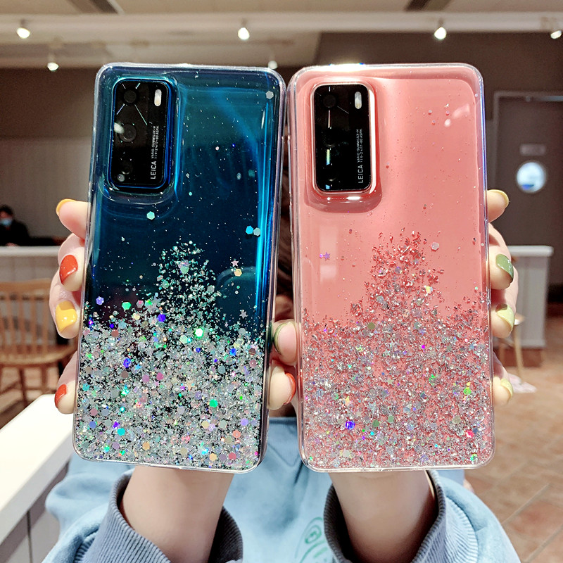 Glitter Phone Case for samsung galaxy NOTE 10 Lite Silicone Soft Case Full  Cover for Samsung