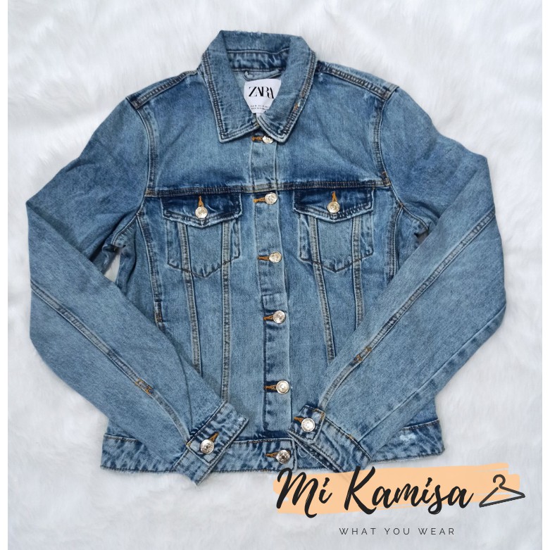 Zara denim cheap jacket ladies