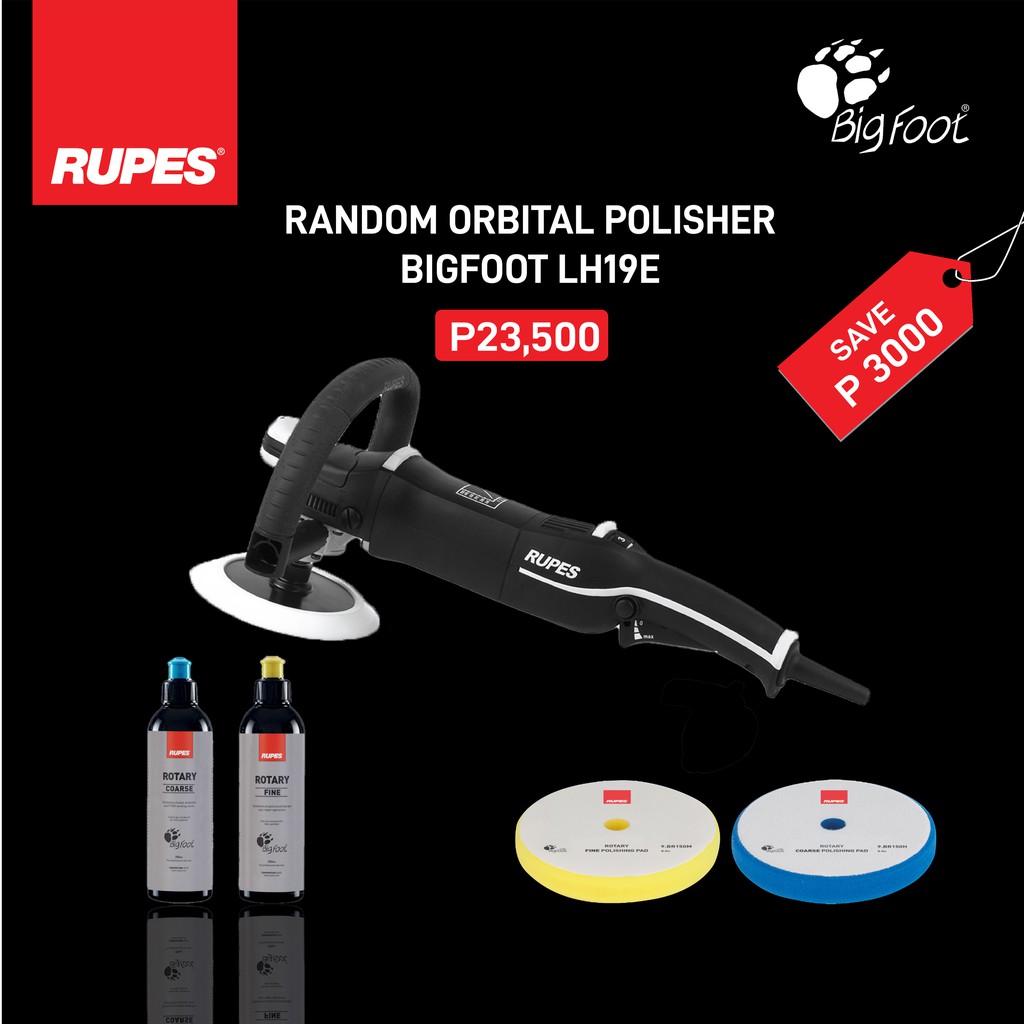 RUPES ROTARY POLISHER – BIGFOOT LH19E/STN | Shopee Philippines