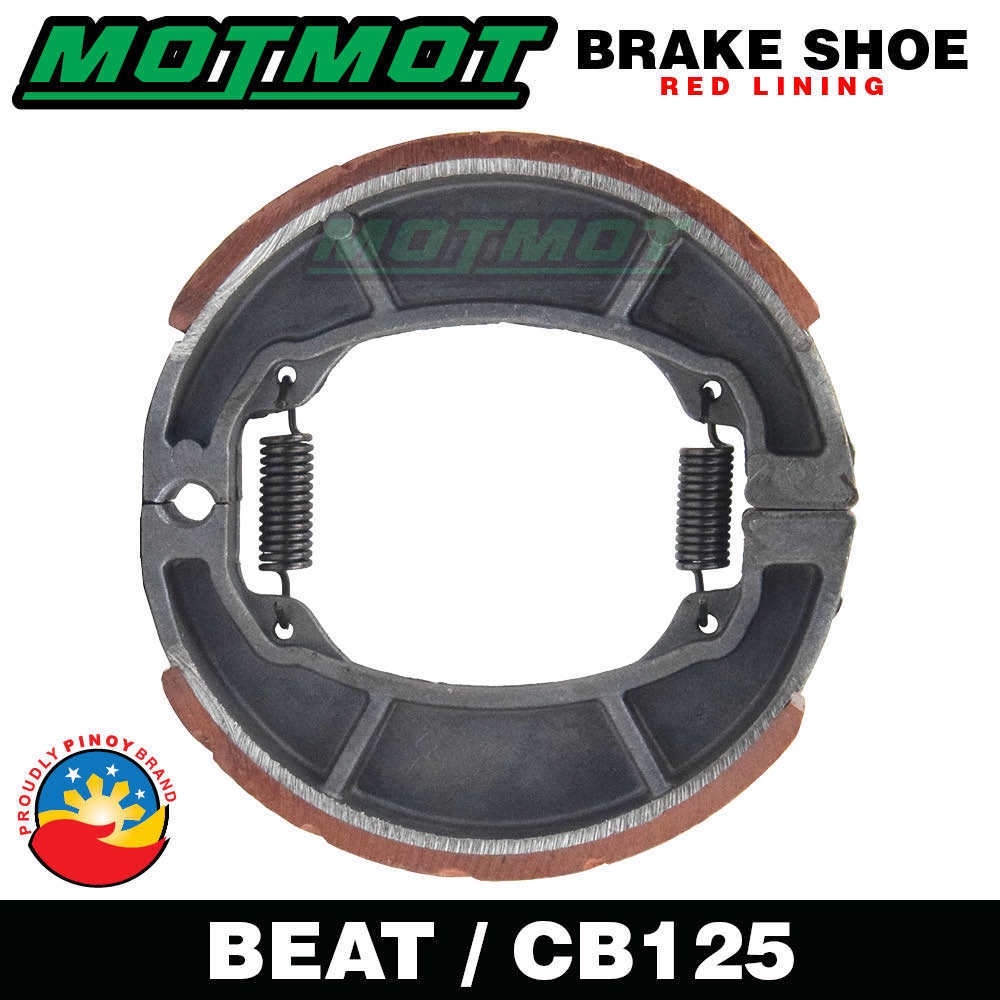 MOTMOT Motorcycle Brake Shoe for All Beat, Click125i/150i, Scoopy
