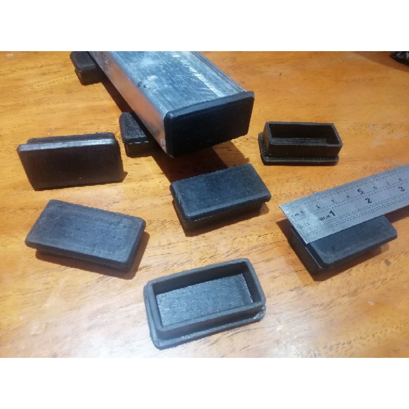 1x2 inches (25x 50MM) RECTANGULAR INSERT HEAVY DUTY Tubular Rubber ...