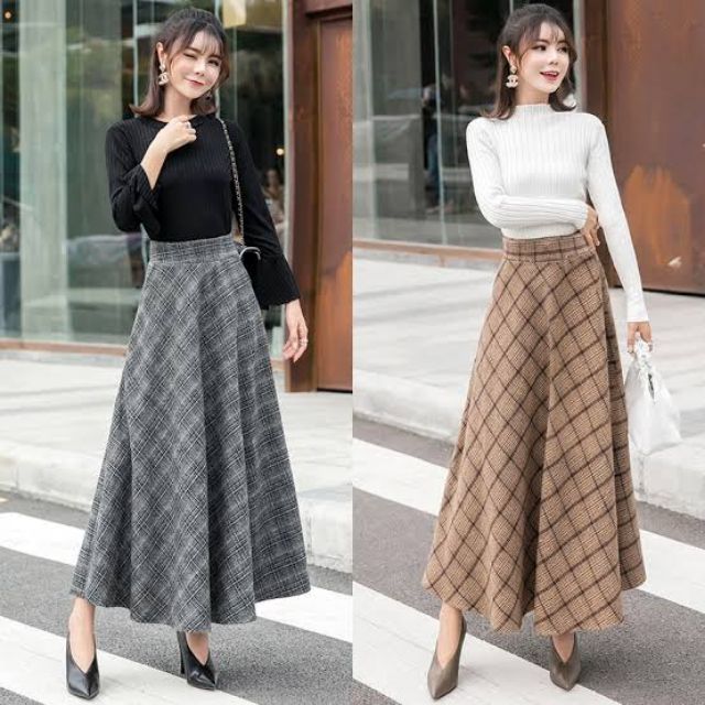 Vintage Maxi Skirt cart for live selling Shopee Philippines