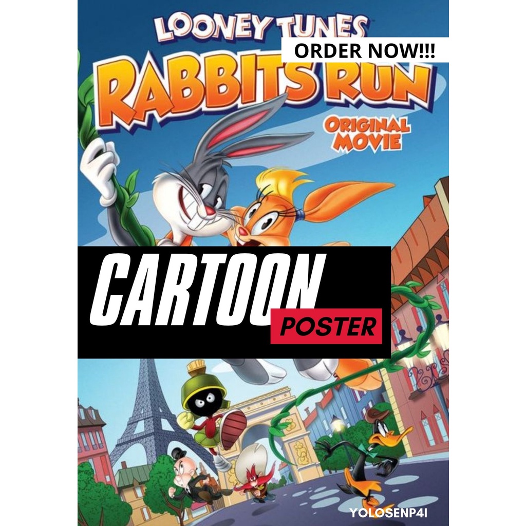 The looney tunes poster (2PCS MINIMUM PER POSTERS) | Shopee Philippines