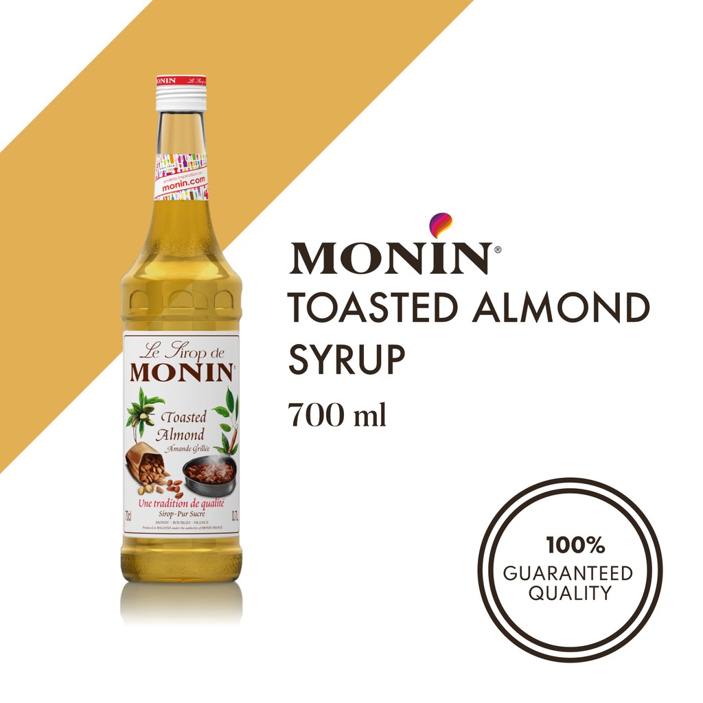 Monin Toasted Almond Syrup 700ml Shopee Philippines