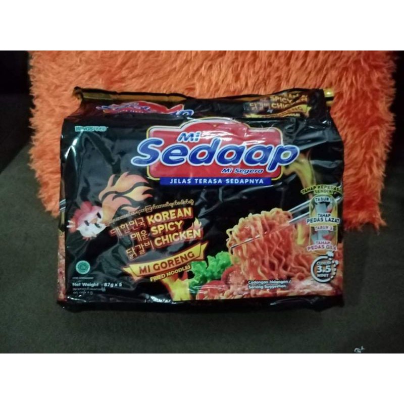 Sale Mi Sedaap Korean Spicy Chicken Noodles 5 X 87g Exp Date Feb 9