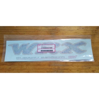 Genuine Subaru STI Rear Trunk Decal Sticker | GC8 Impreza WRX ST99800ST440 | Red/Pink