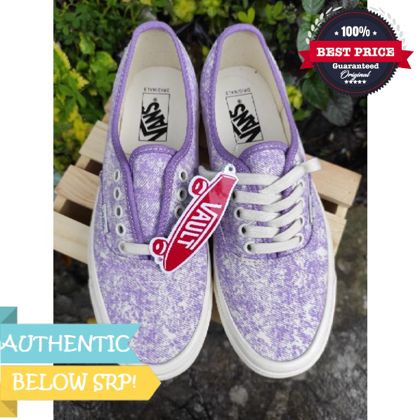 Custom top vans purple