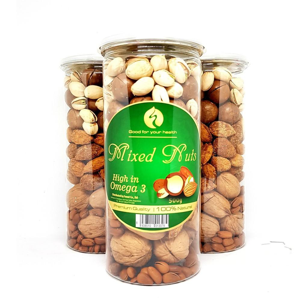Mix Nuts 6 types of Nuts Walnuts almonds American pine