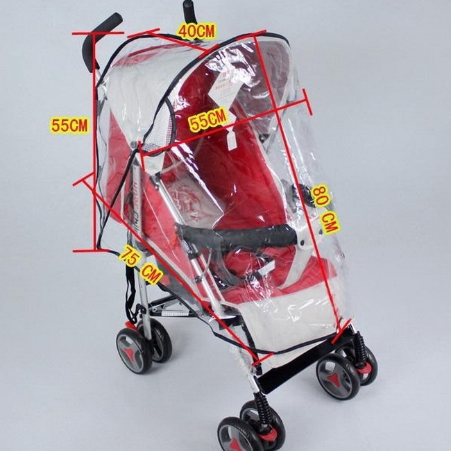 stroller rain cover luxury trolley rain cover baby car windproof hood