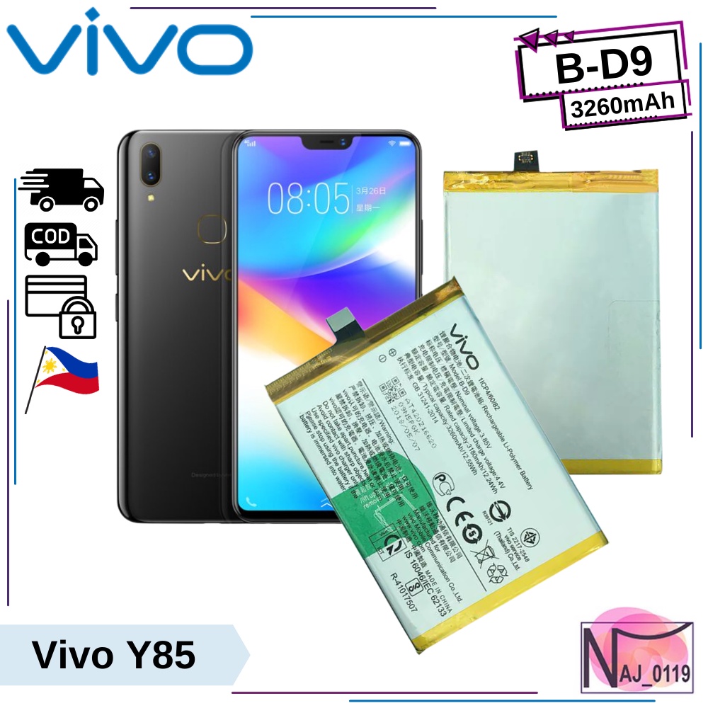 Vivo Y85 Battery Model B D9 Original High Quality Li Ion Battery