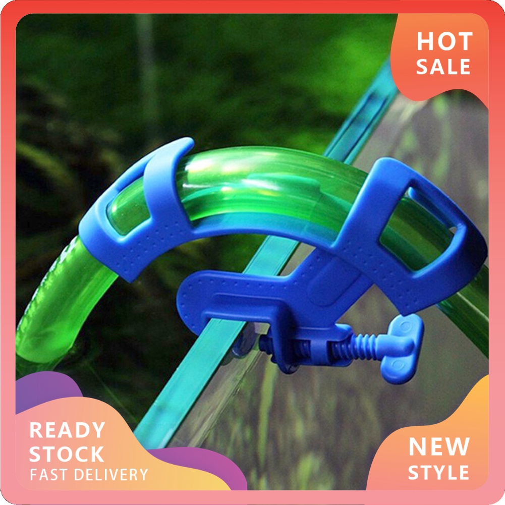 Aquarium Filtration Water Hose Holder Live Plants Fish Shrimp Tank Tool