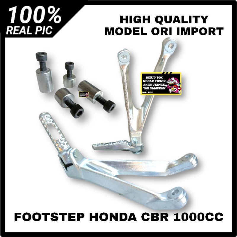 Speedy Fasteners Stainless Steel Frame Bolt Kit For Honda Fireblade CBR - Footrest, Fork Pinch, Pegs & Heel Plate (M8)