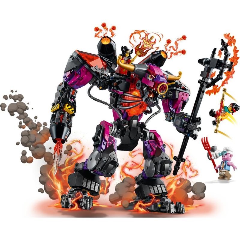 LEGO 82221 Wukong Xiaoxia Series Bull Demon King Blaze Fire Mech ...