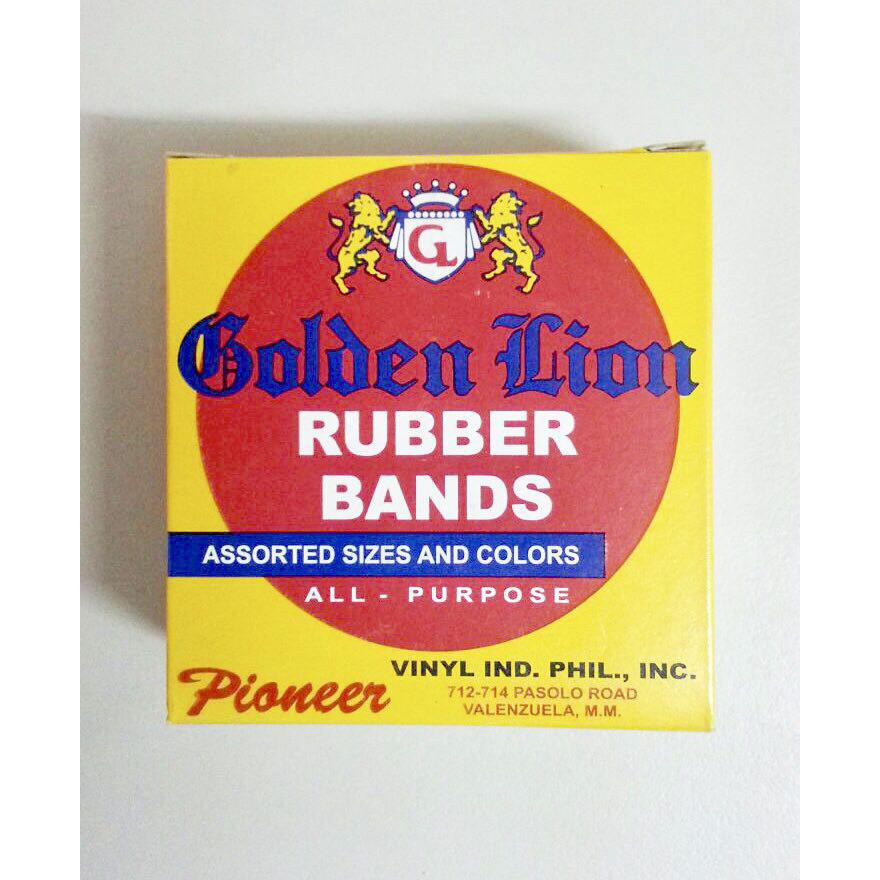 Golden Lion Rubber Bands assorted colors Shopee Philippines