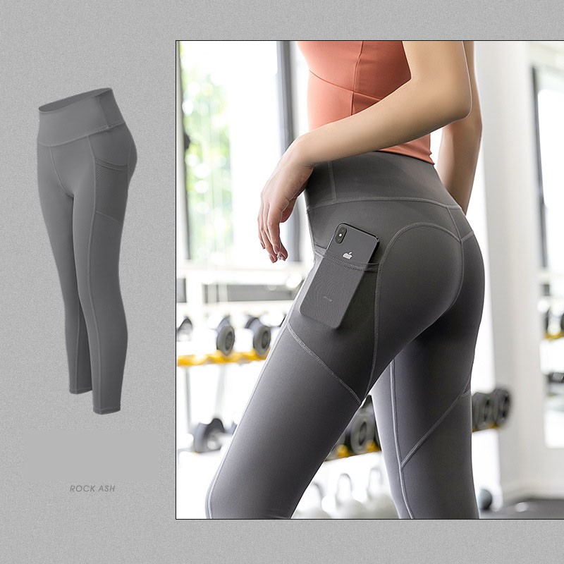 YOGA Pants Pocket Legging Women Sports Fitness Trackpants Pants