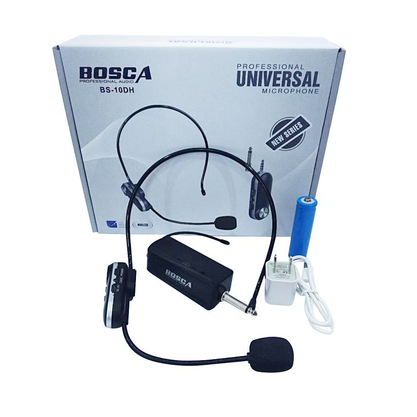 Bosca BS 10DH UHF Wireless Lapel Microphone Shopee Philippines