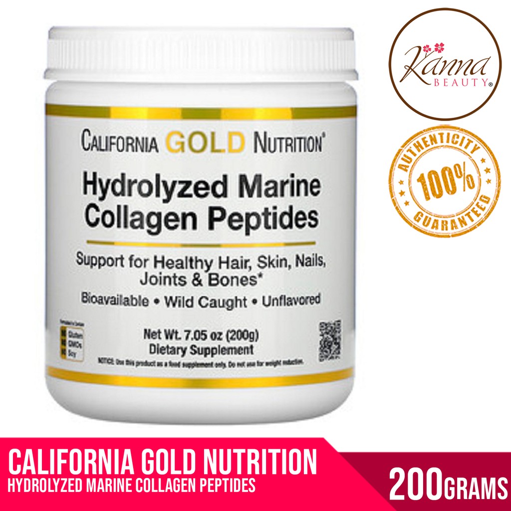 California Gold Nutrition Hydrolyzed Marine Collagen Peptides ...