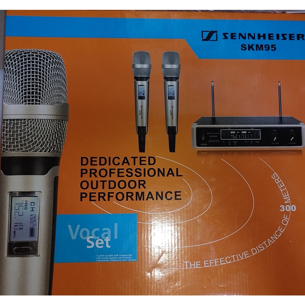 SENNHEISER WIRELESS MICROPHONE SKM95 PROFESSIONAL WIRELESS MICROPHONE