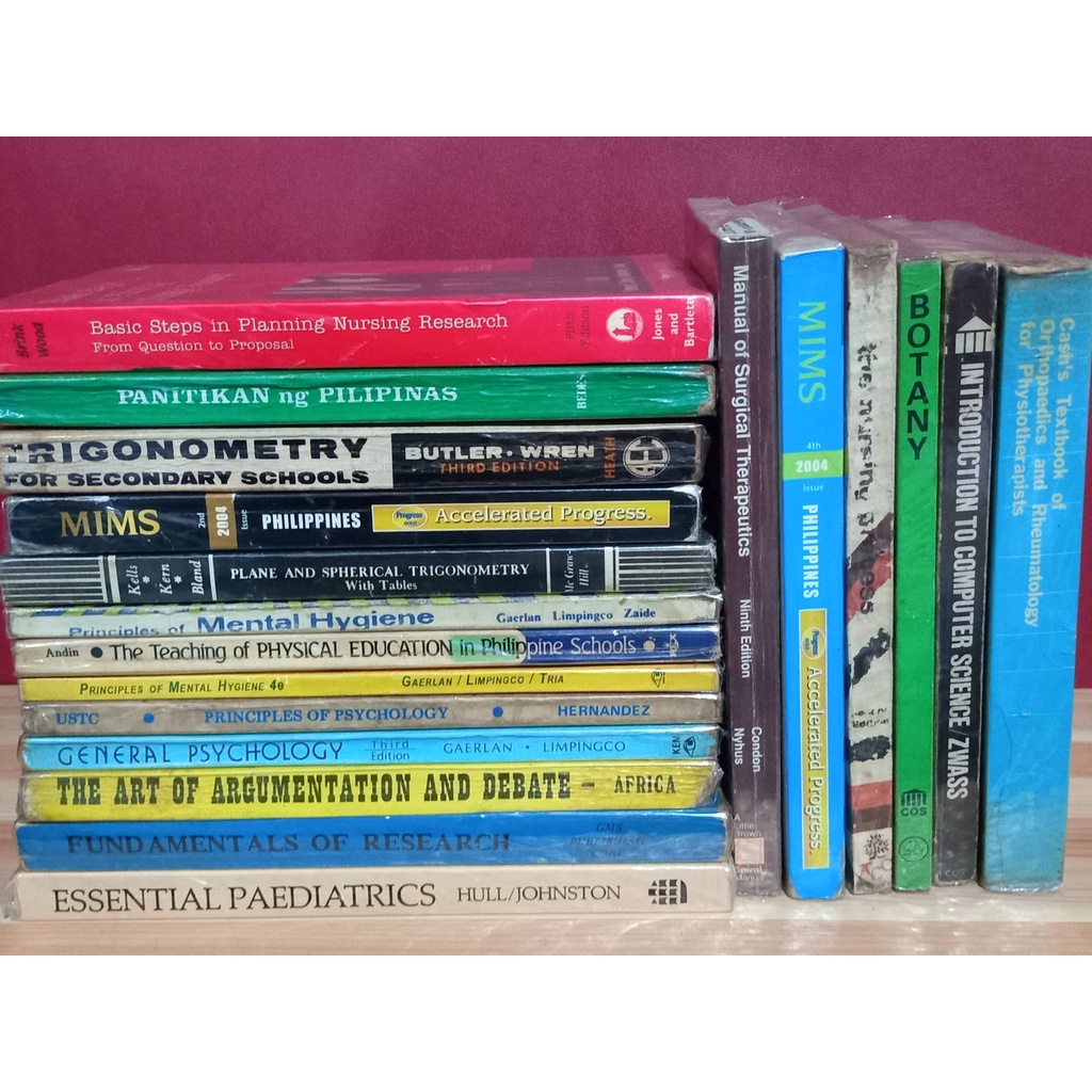 TX09 COLLEGE TERTIARY REFERENCE BOOKS (Pre-loved) | Shopee Philippines