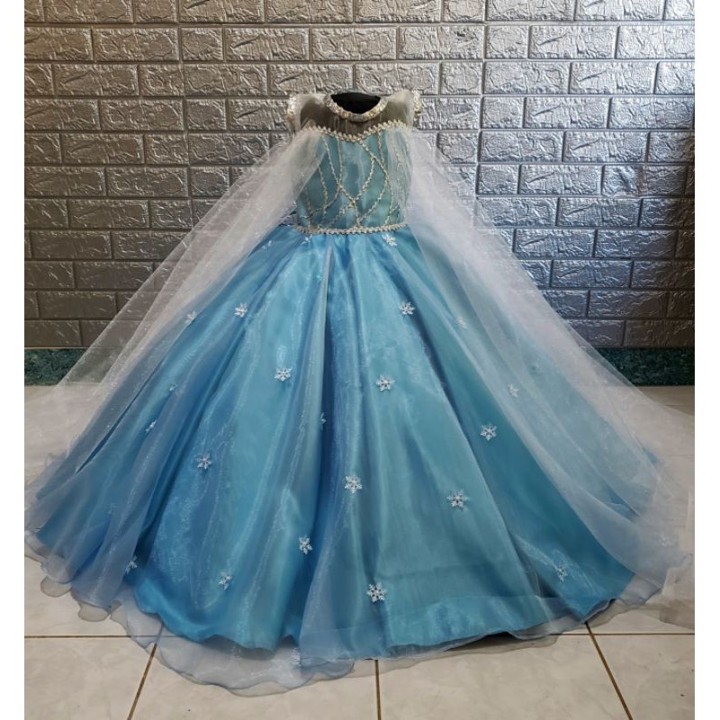 ELsa Frozen Gown for Kids Shopee Philippines