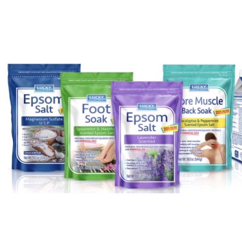 Lucky Super Soft S Epsom Salts 544g Shopee Philippines