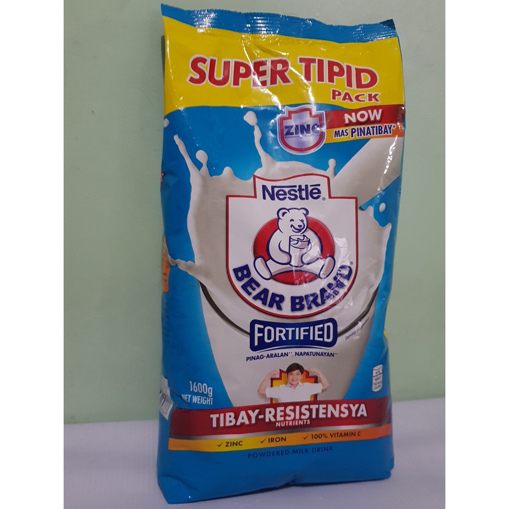 Nestle BEAR BRAND Fortified - Powdered Milk Drink (1 Pack X 1600 Grams ...