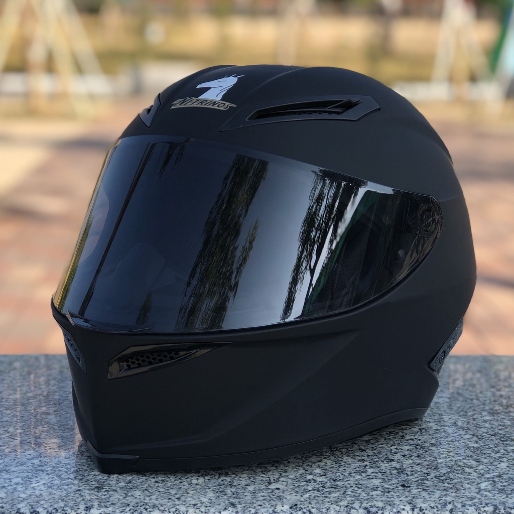 Best matte black motorcycle hot sale helmet