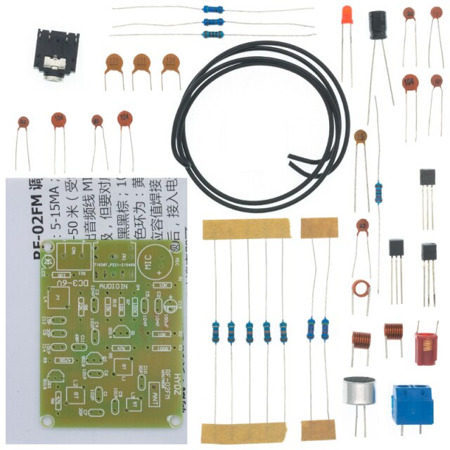 76108MHz FM Stereo Radio DIY Kit Wireless FM Transmitter and Receiver