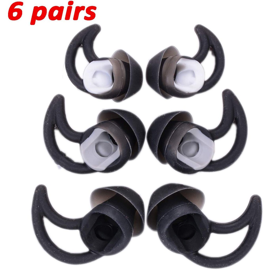 Lot De 12 Embouts Silicone Pour écouteurs Bose QuietComfort – 6 Paires (S, M, L) – Isolation Phonique