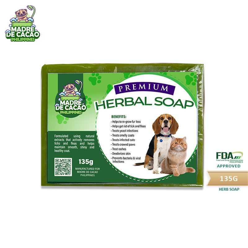 Madre De Cacao PH Premium Organic Herbal Soap 135g FDA Approved for Dogs and Cats Shopee Philippines