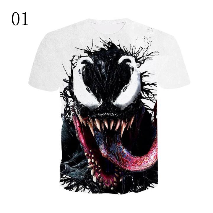 New Spider-man Venom 3D t-shirt Spider Man Skull Men T shirt | Shopee ...