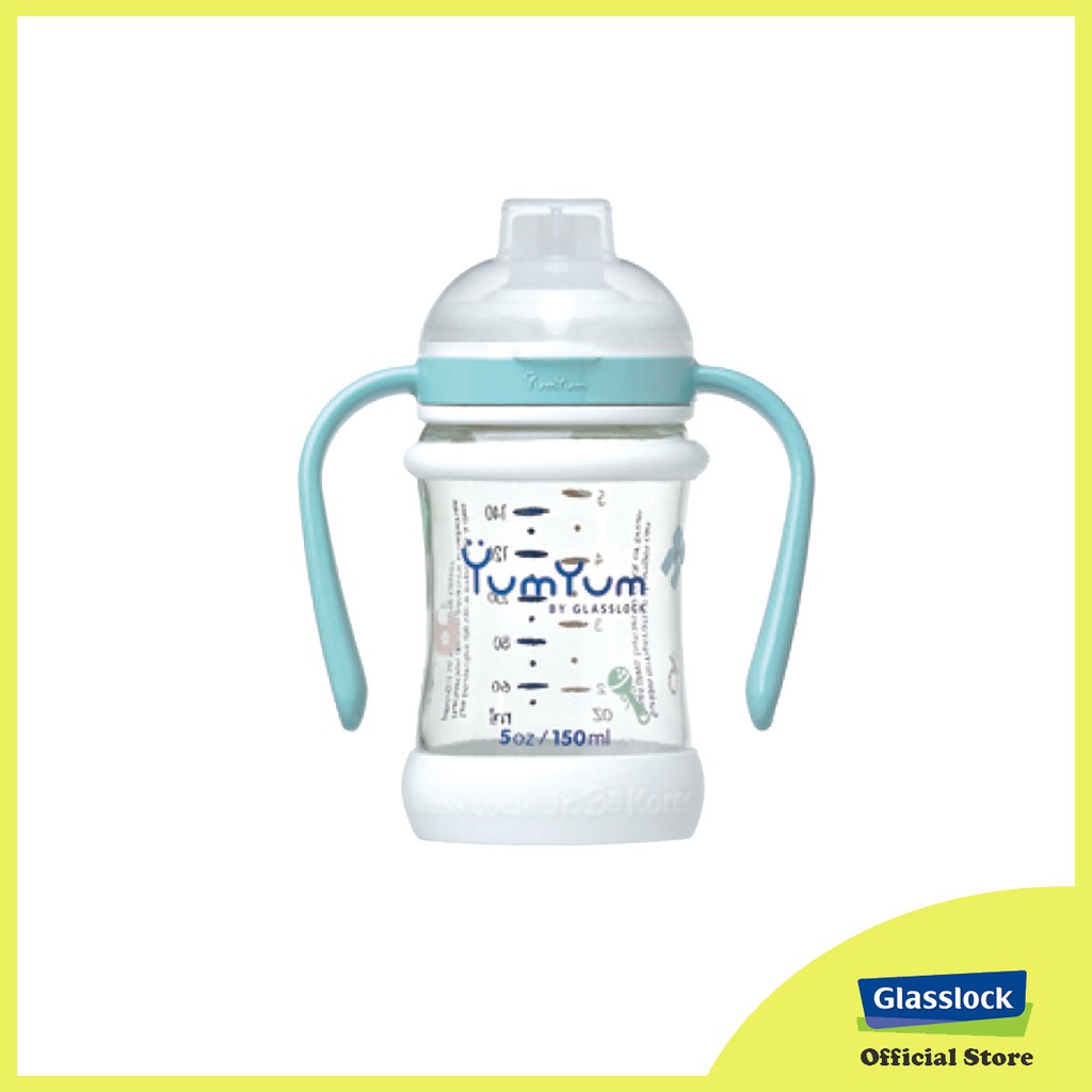 YumYum by Glasslock Step 2 Handle Spout Type 150ml (IG791) | Shopee ...