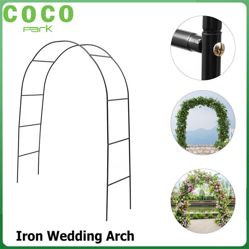 Wrought Iron Outdoor Arch Flower Stand Outdoor Wedding Wrought Iron