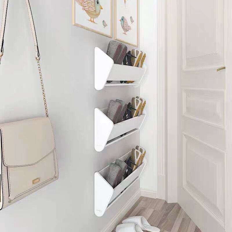 Behind the Door Ultra-Thin Shoe Rack Simple Dormitory Narrow Shoe ...