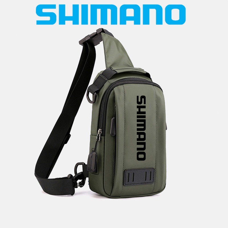 2022 Shimano Fishing Single Fashion Sports Shoulder Bag Outdoor Travel  Fishing Diagonal Package Casual Backpack