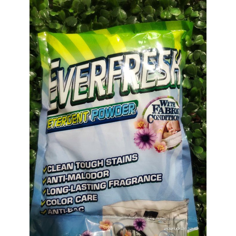 EVERFRESH DETERGENT POWDER WITH FABRIC CONDITIONER 1KILO | Shopee ...