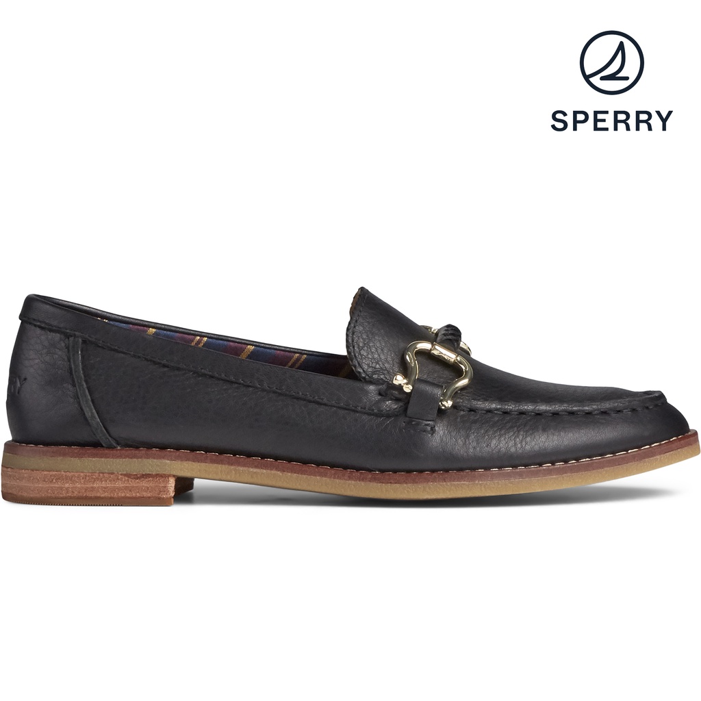 Black sperry outlet loafers