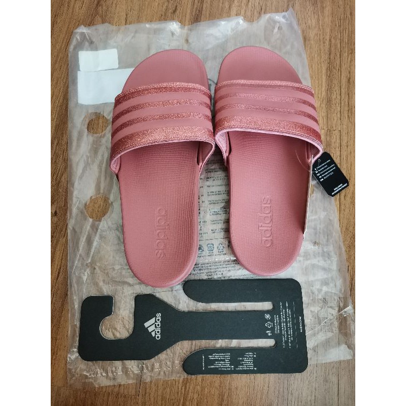 Raw pink best sale adidas slides