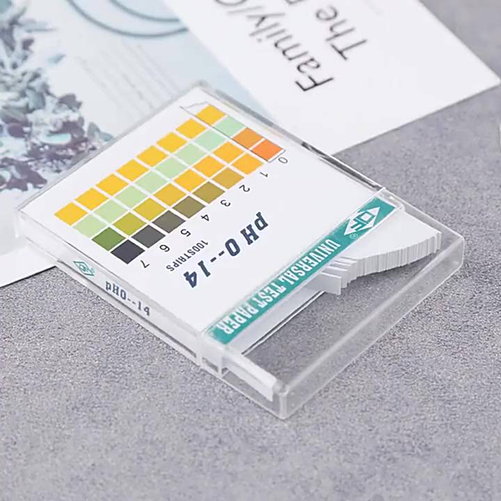 100Strips 0-14 PH Test Paper Scientific Litmus Alkaline Acid Testing PH ...