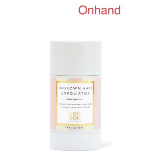 AUTHENTIC DEO DOC INGROWN HAIR EXFOLIATING FRESH COCONUT Shopee