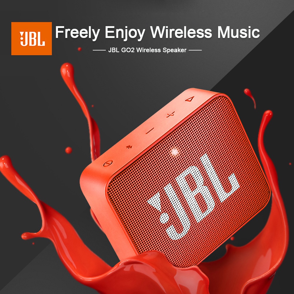 JBL GO2 Waterproof Bluetooth Wireless Mini Speaker Anti Air Ipx7