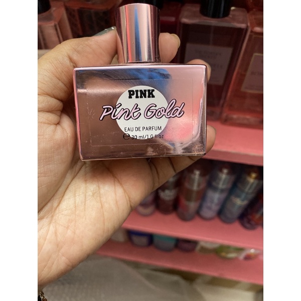 Victoria secret pink discount gold