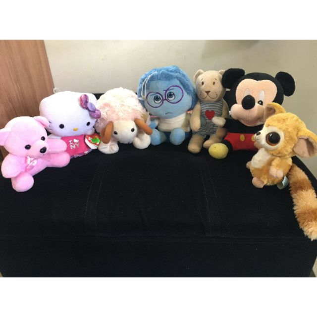 different types of soft toys