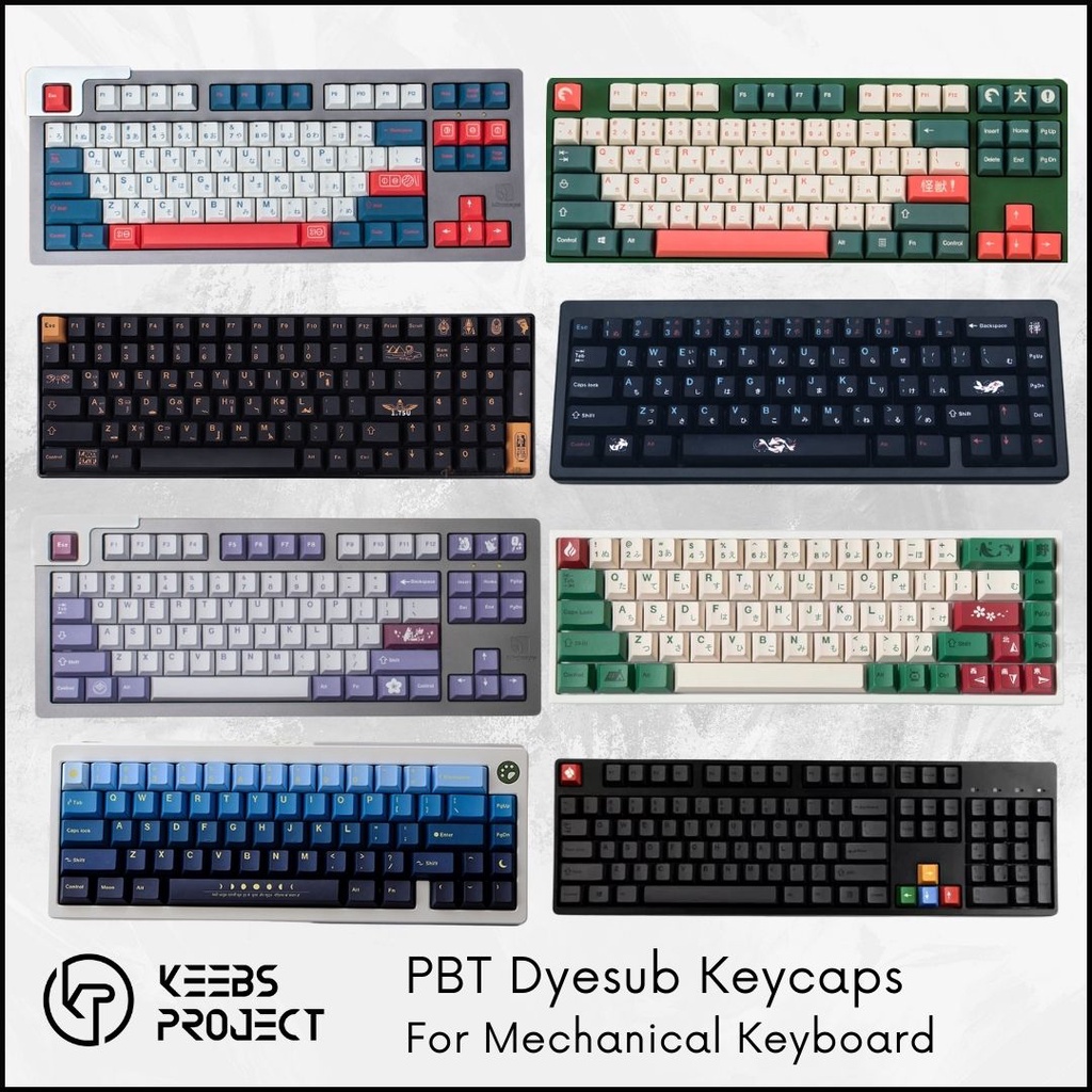 [Collection] PBT Cherry Profile Dyesub Keycaps for Mechanical Keyboard ...